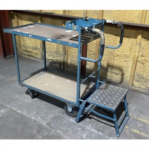 Used Picking Trolley with Fold up Step